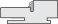 Коробка "Т" 2070*70*32 (у,п) Bianco Crosscut