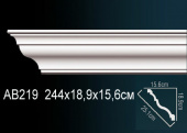 Карниз гладкий AB219