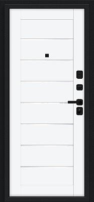 Техно/SBlack (цвет Букле черное/White Silk)