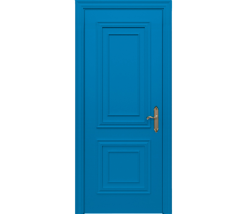Дверь межкомнатная глухая Каталина ДГ2 голубая