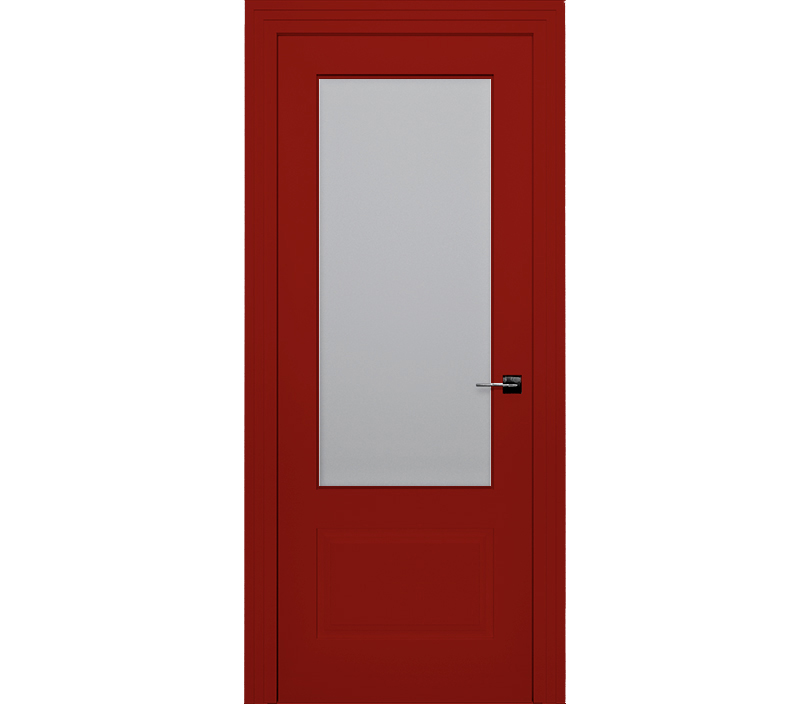 Дверь межкомнатная со стеклом Римини ДО2-2 вишня