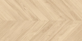 Wood Royal Almond Chevron Керамогранит бежевый 60х120 матовый карвинг