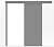 Влагостойкая раздвижная одностворчатая дверь ПВХ глухая серая