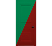 Дверь межкомнатная глухая в эмали Гранада ДГ3 зеленая