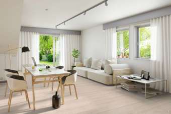 D2873 Дуб Вейвлесс Белый